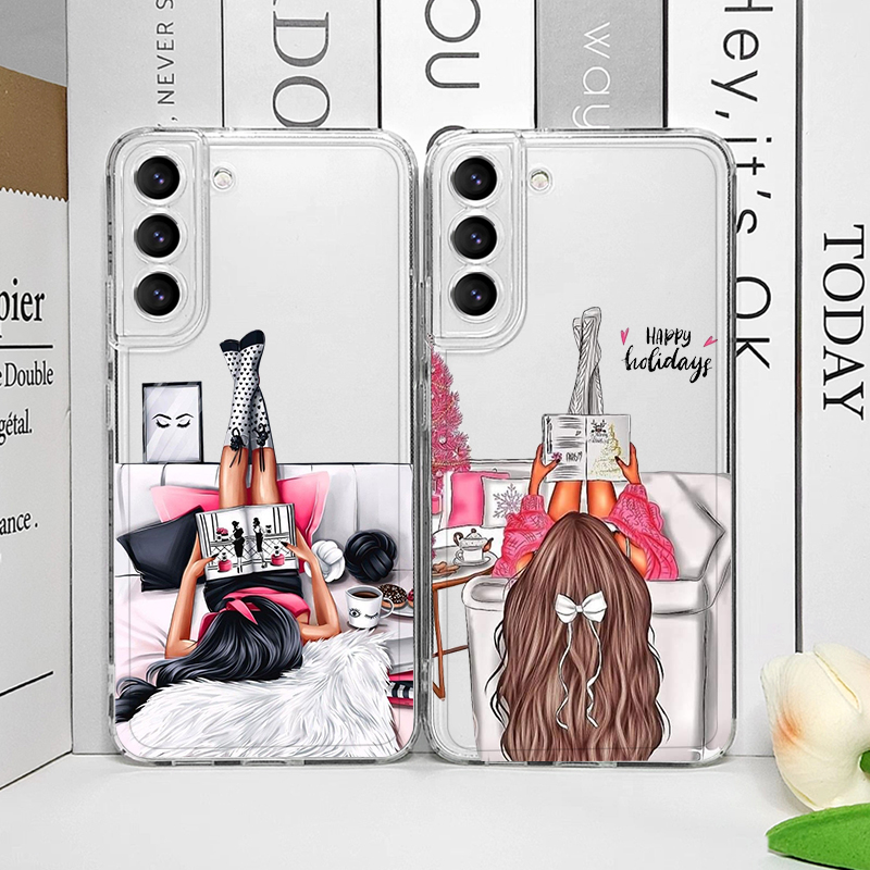 Women'S Fashion Trends - Fashion City Girl Transparent Phone Case
