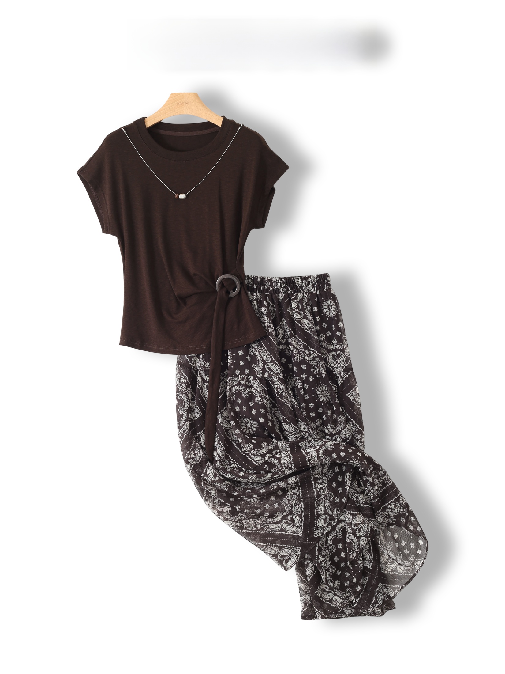 Tie Dye Two Piece - Women's Tote Color Block Tie Dye