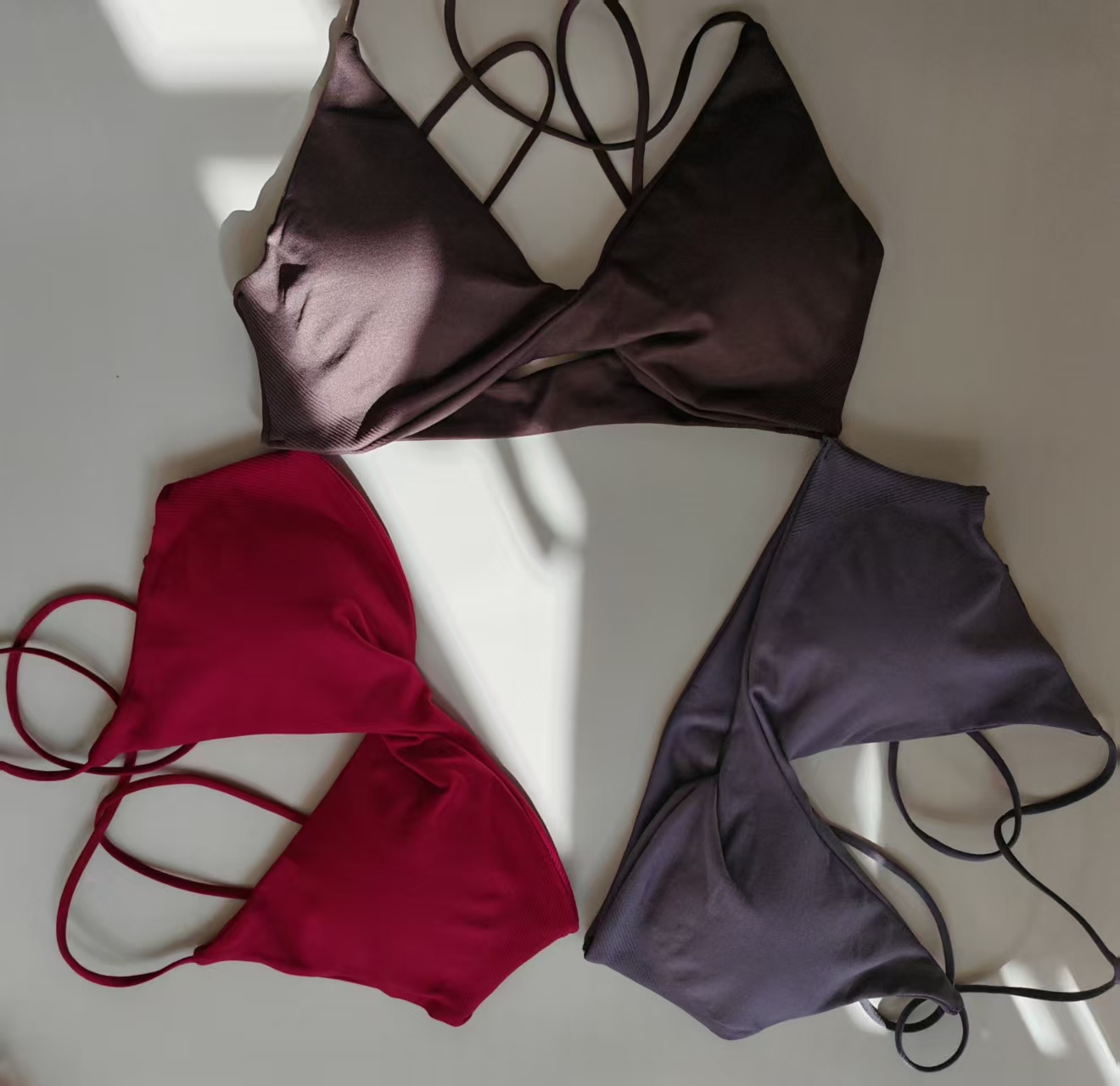 Women Cross Back Yoga Sports B - مراجعة Bra Top Seamless وسعره