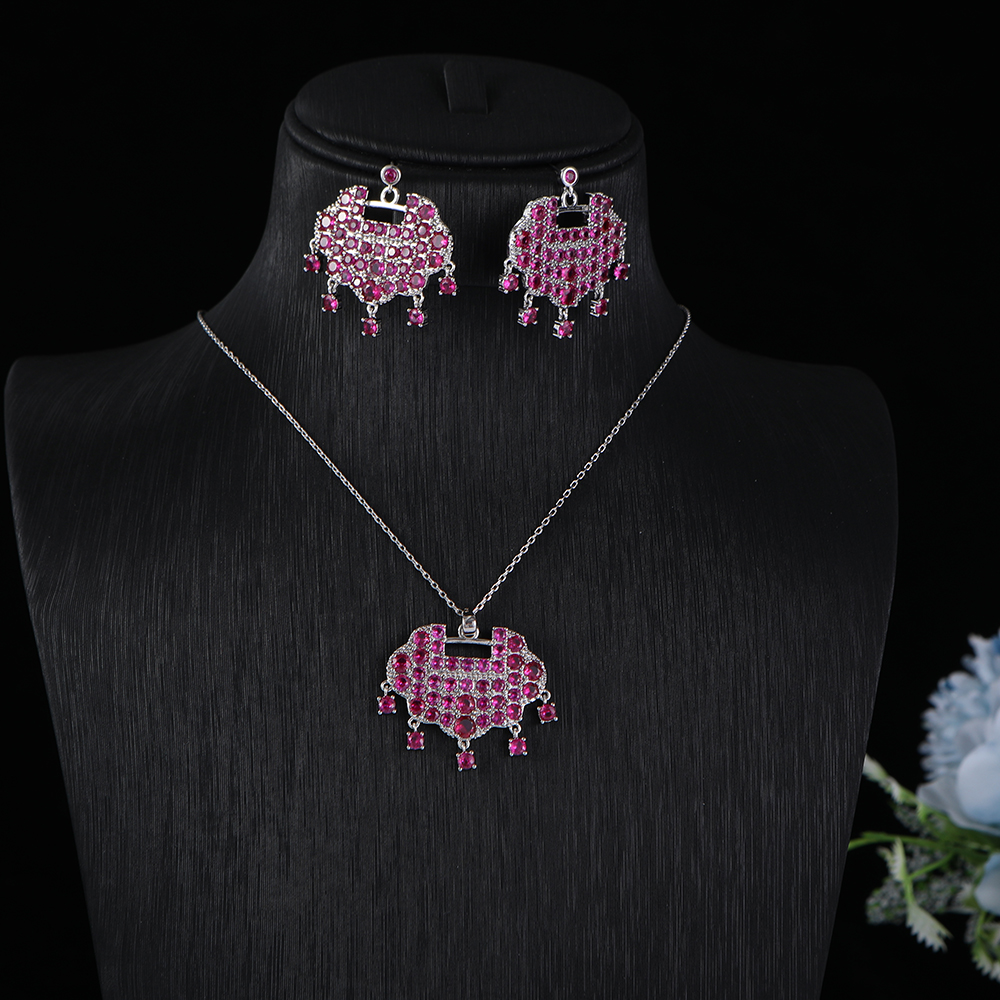 New Trendy 2Pcs UAE Jewelry Se - مراجعة Women Fashion Uae وسعره