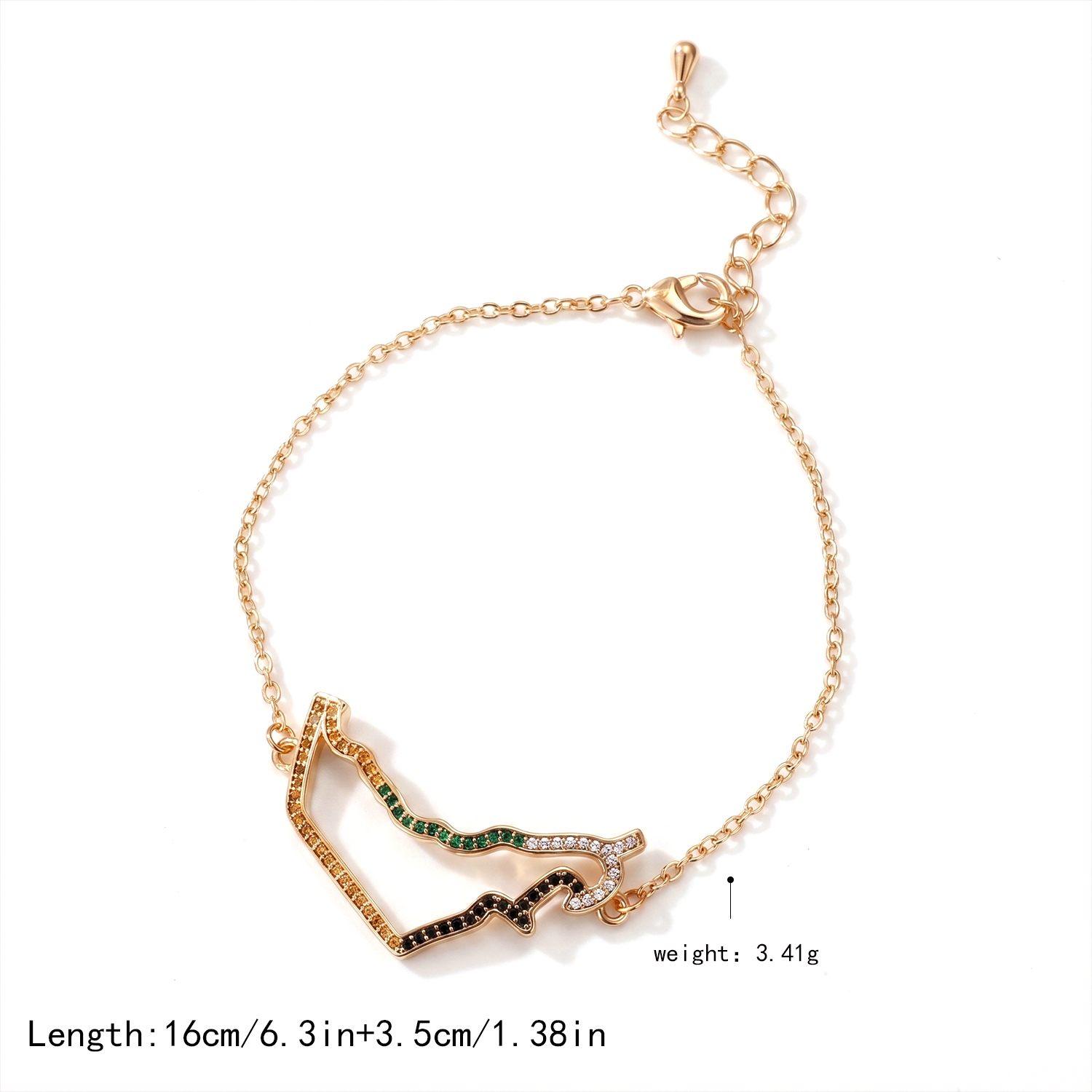Patriotic UAE Map Crystal Desi - مراجعة Women Fashion Uae وسعره