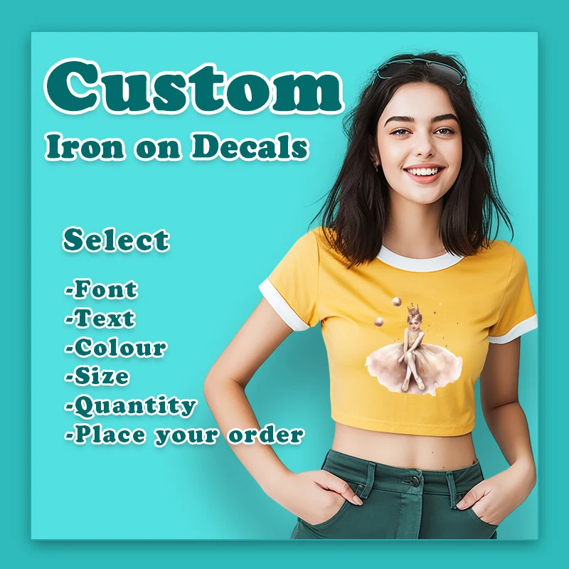 50PCS Custom Thermal Sticker B - مراجعة Women Fashion Brand Logo وسعره