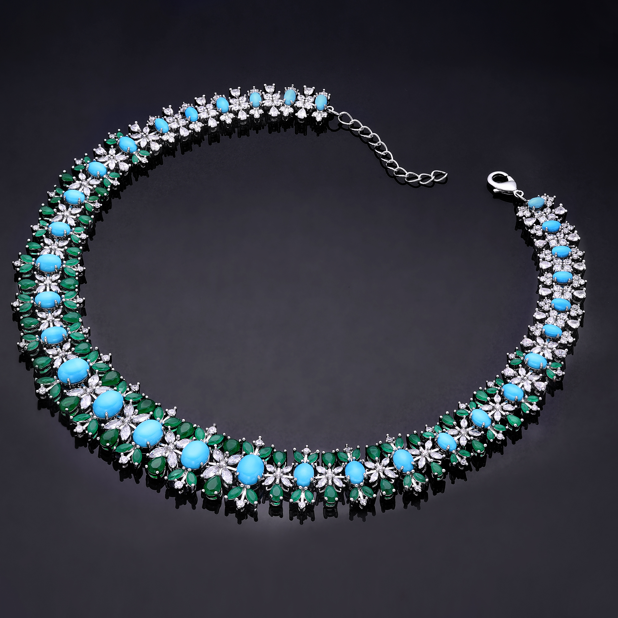 Luxury Turquoise CZ Bridal Wed - مراجعة Women Fashion Uae وسعره