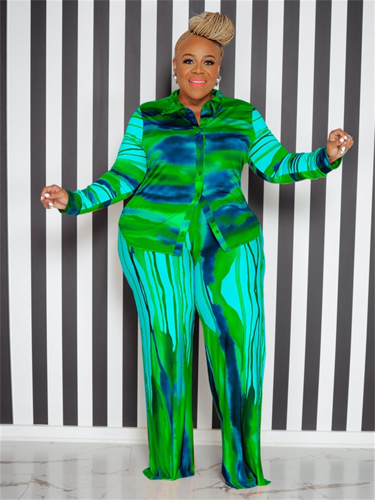 Wmstar Plus Size Two Piece Out - مراجعة Tie Dye Two Piece وسعره