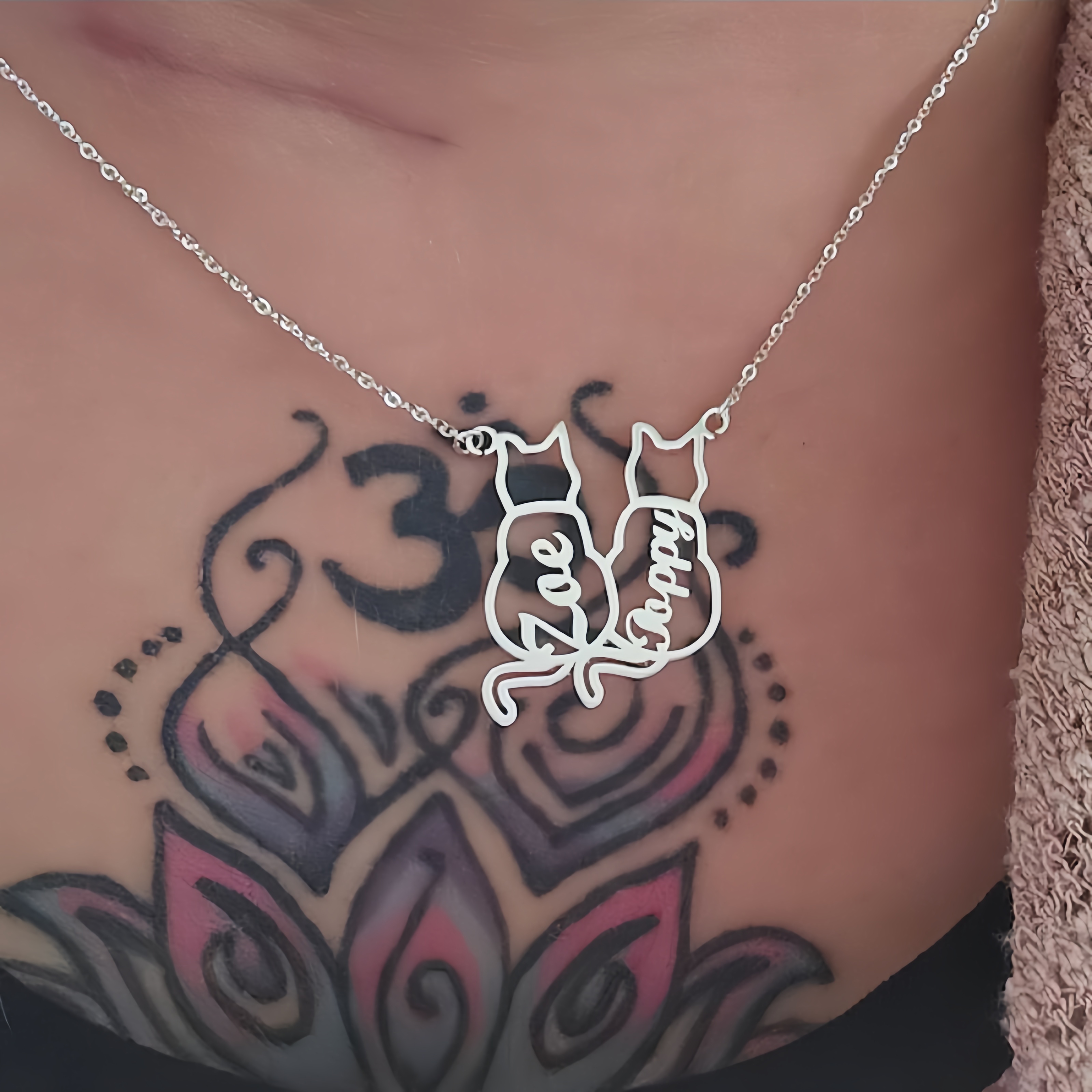 Personalized Cat Name Necklace - مراجعة Xl Women'S Fashion وسعره