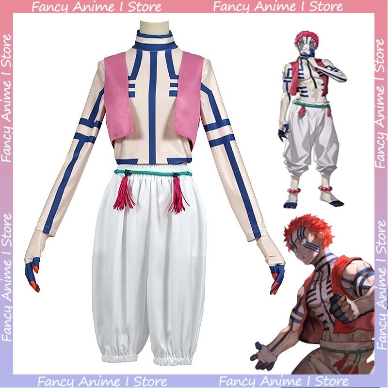 Anime Akaza Copsplay Costume H - مراجعة Women Fashion Vest وسعره