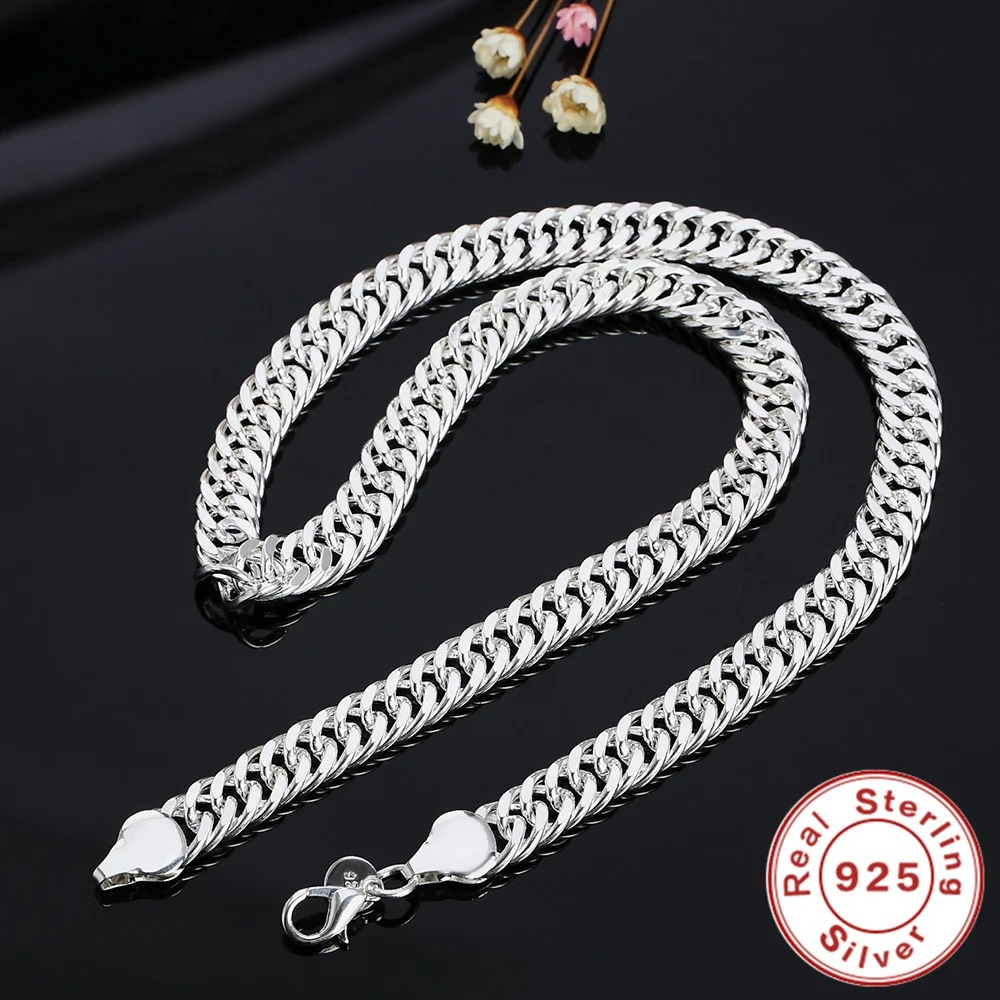 New 925 Sterling Silver 20/22/ - مراجعة Xl Women'S Fashion وسعره