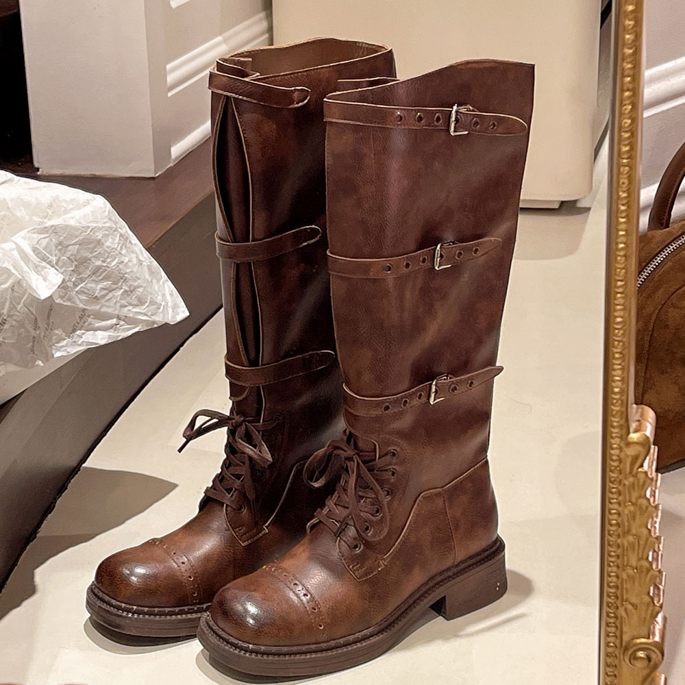 Women's Knee High Boots Vintag - مراجعة Women'S Fashion Knee High Boots وسعره
