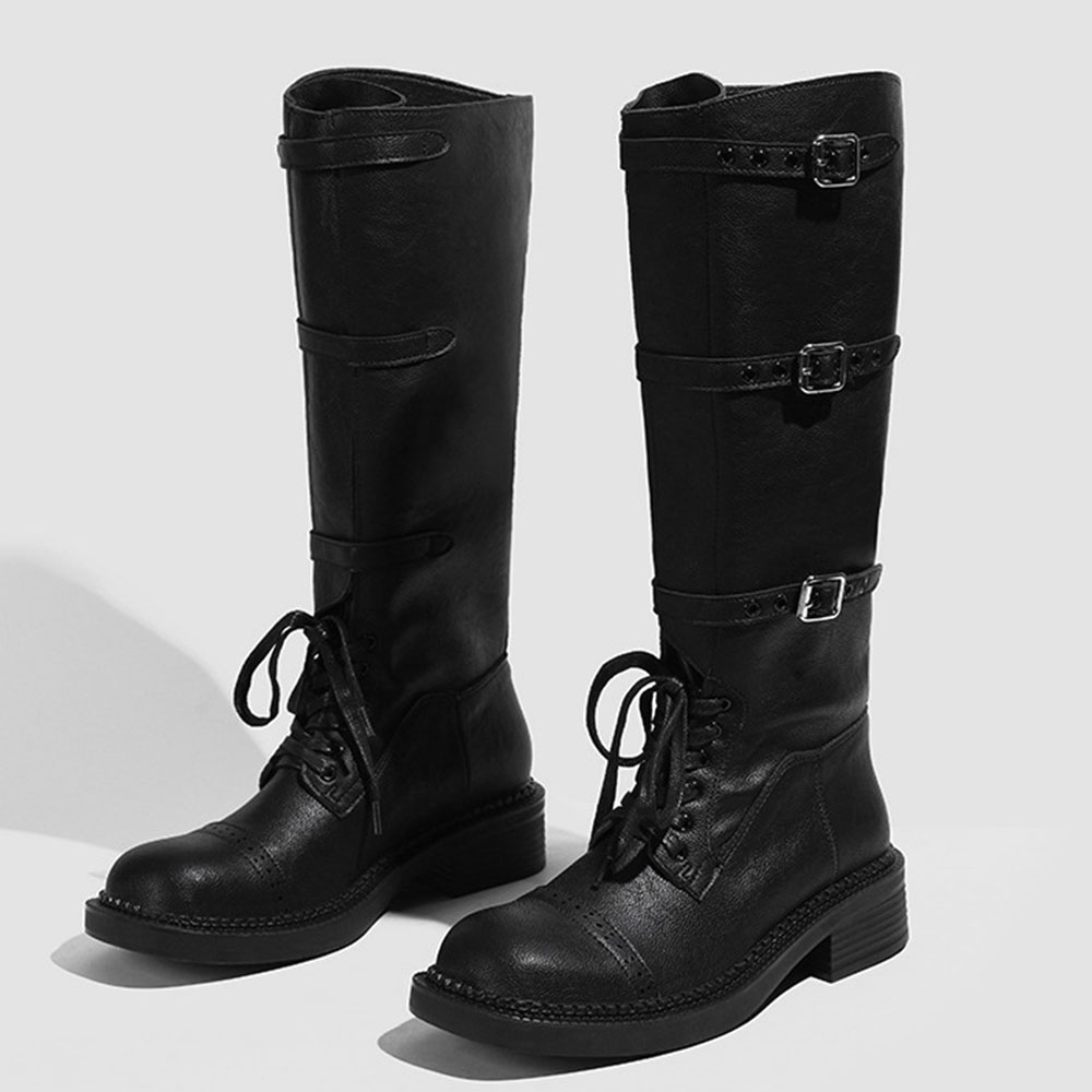 Women's Knee High Boots Vintag - مراجعة Women'S Fashion Knee High Boots وسعره