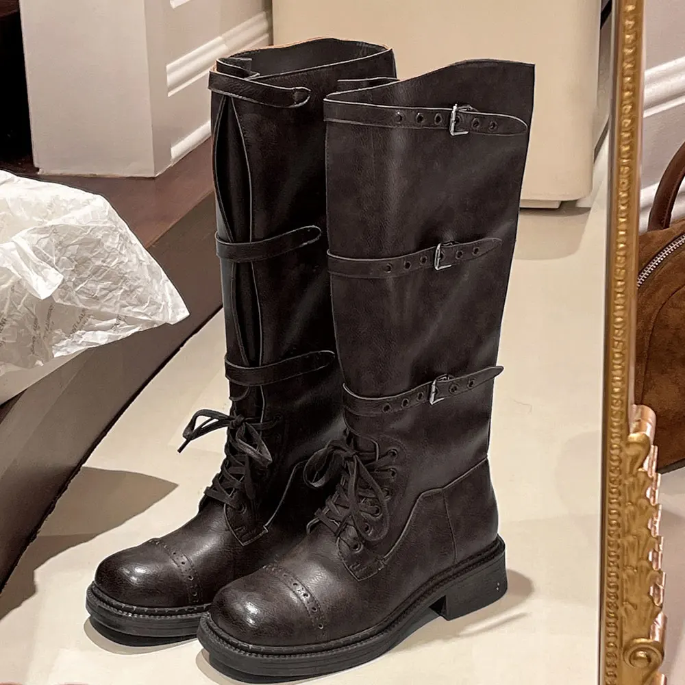 Women's Knee High Boots Vintag - مراجعة Women'S Fashion Knee High Boots وسعره