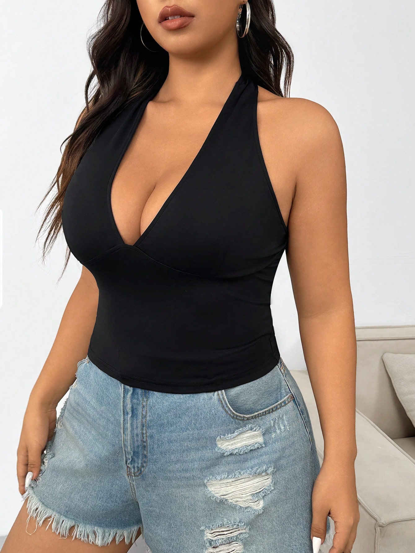 New fashion solid color plus s - مراجعة Women Fashion Vest وسعره