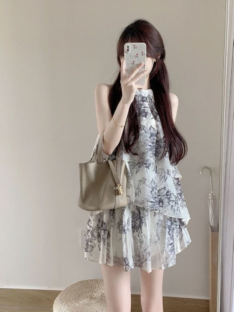 2026 Summer Women's Ink Painti - مراجعة Tie Dye Two Piece وسعره