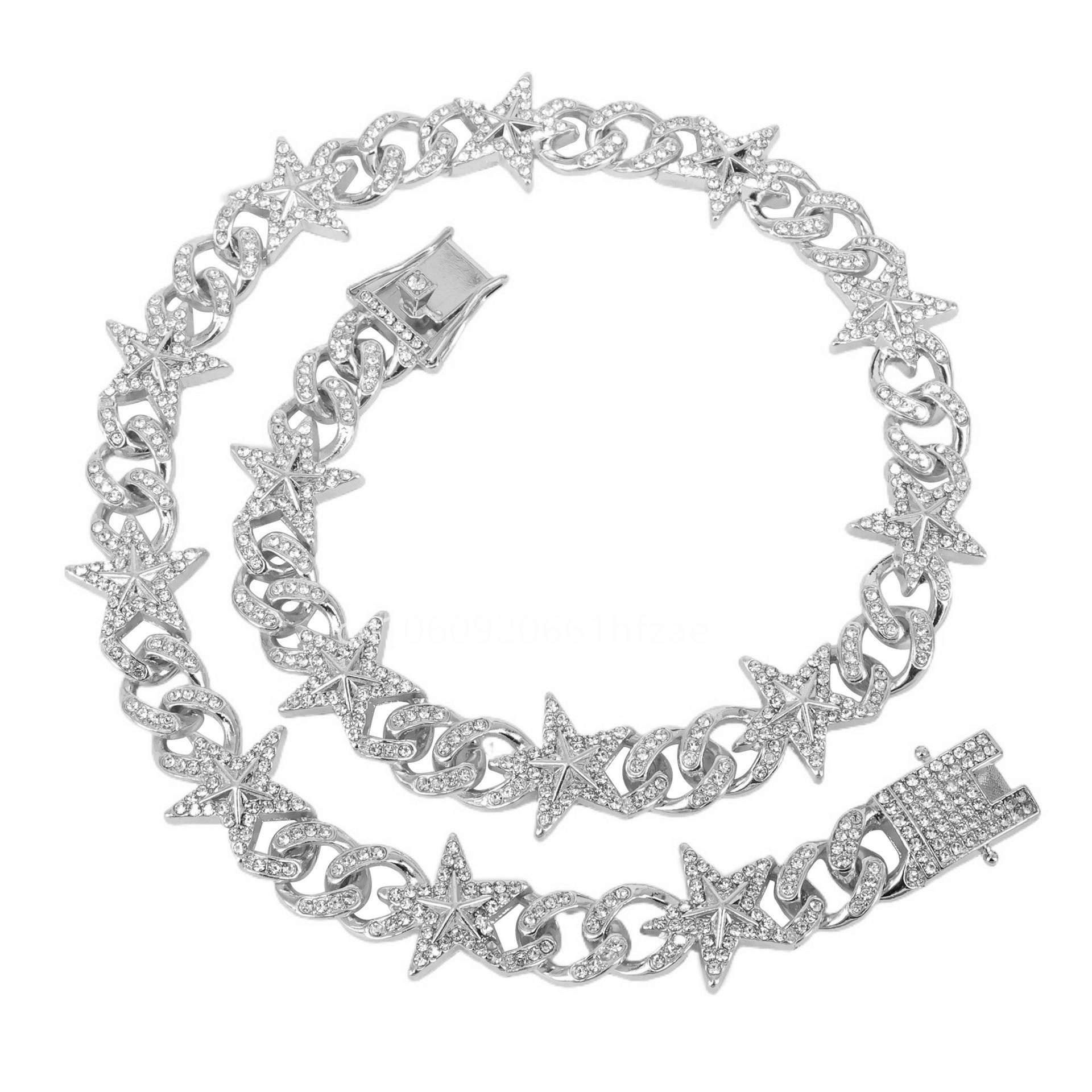 New Hip Hop Rap Iced Out Chain - مراجعة Women Fashion Dress Names وسعره
