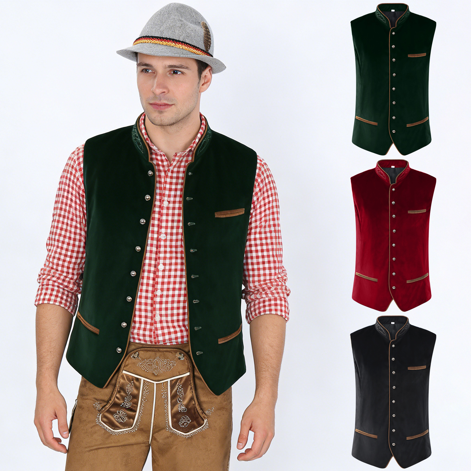 Munich Oktoberfest-Style Vest  - مراجعة Women Fashion Vest وسعره