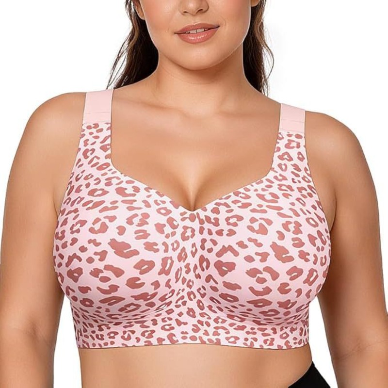 Leopard Jelly Bras No Underwir - مراجعة Bra Top Seamless وسعره