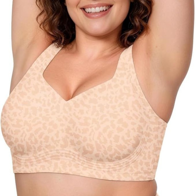 Leopard Jelly Bras No Underwir - مراجعة Bra Top Seamless وسعره