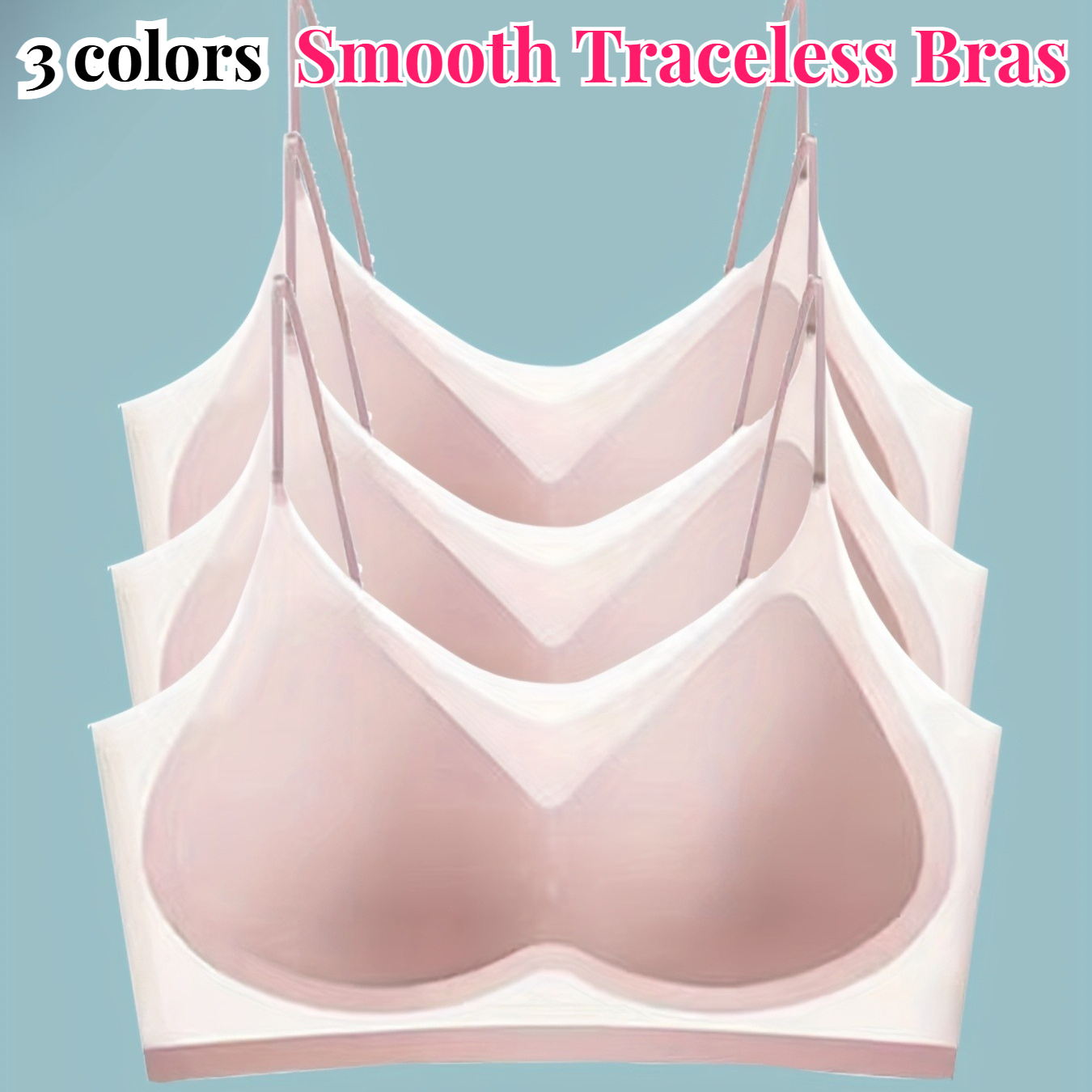 Bras for Women Plus Size Shapi - مراجعة Bra Top Seamless وسعره