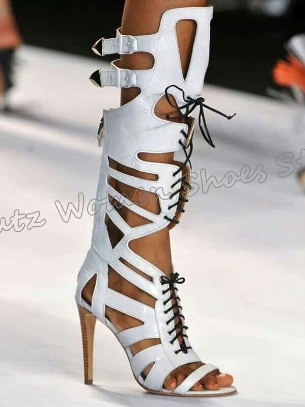 Sneaker Boot Knee High Lace-Up - مراجعة Women'S Fashion Knee High Boots وسعره