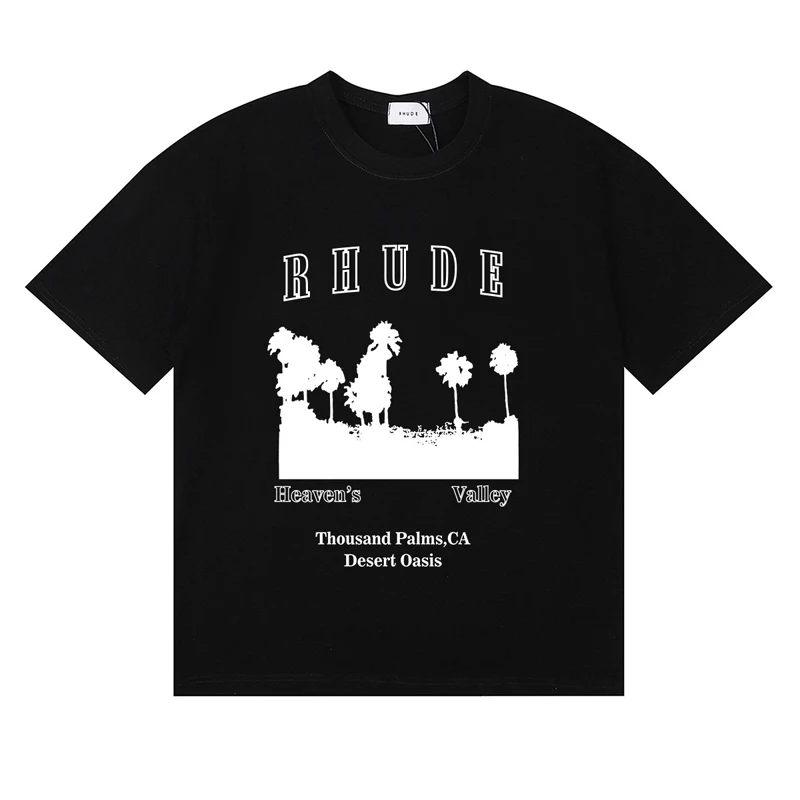 Streetwear Brand Rhude T-shirt - مراجعة Women Fashion Brand Logo وسعره