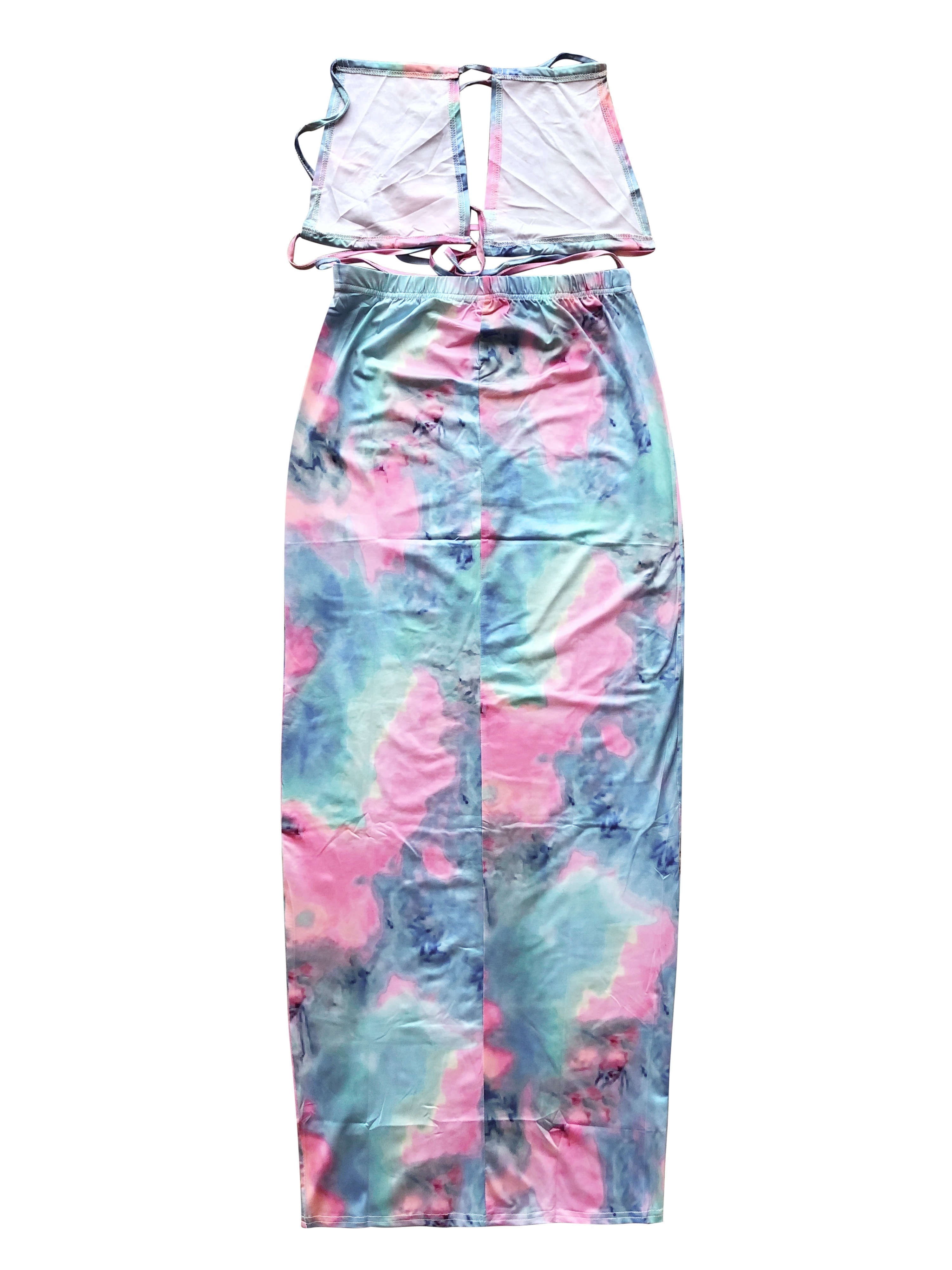 Tie Dye Sexy Two-piece Set, Ha - مراجعة Tie Dye Two Piece وسعره