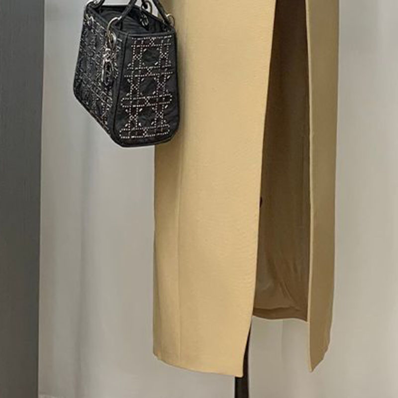 Spring Autumn Lapel Khaki Wome - مراجعة Xl Women'S Fashion وسعره