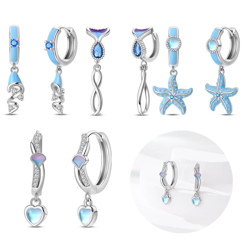 Silver Colors Blue Starfish Ea - مراجعة Women'S Fashion Website وسعره