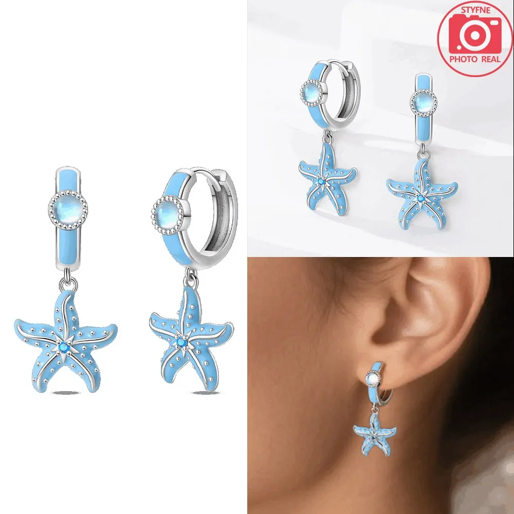Silver Colors Blue Starfish Ea - مراجعة Women'S Fashion Website وسعره