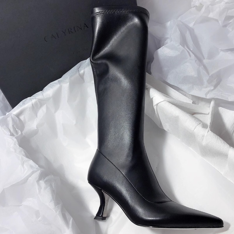 Autumn New Stiletto Fashion Bo - مراجعة Women'S Fashion Knee High Boots وسعره