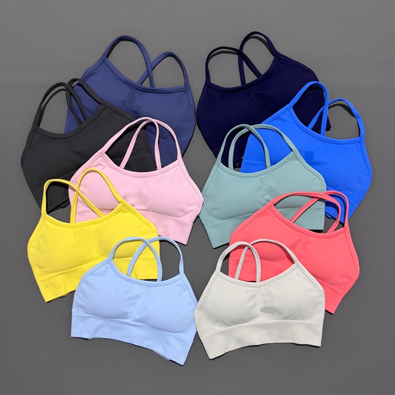 Histello Backless Sports Bra W - مراجعة Bra Top Seamless وسعره
