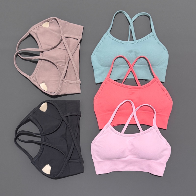Histello Backless Sports Bra W - مراجعة Bra Top Seamless وسعره