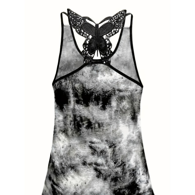Plus Size 1XL-5XL Print Tank T - مراجعة Women Fashion Vest وسعره