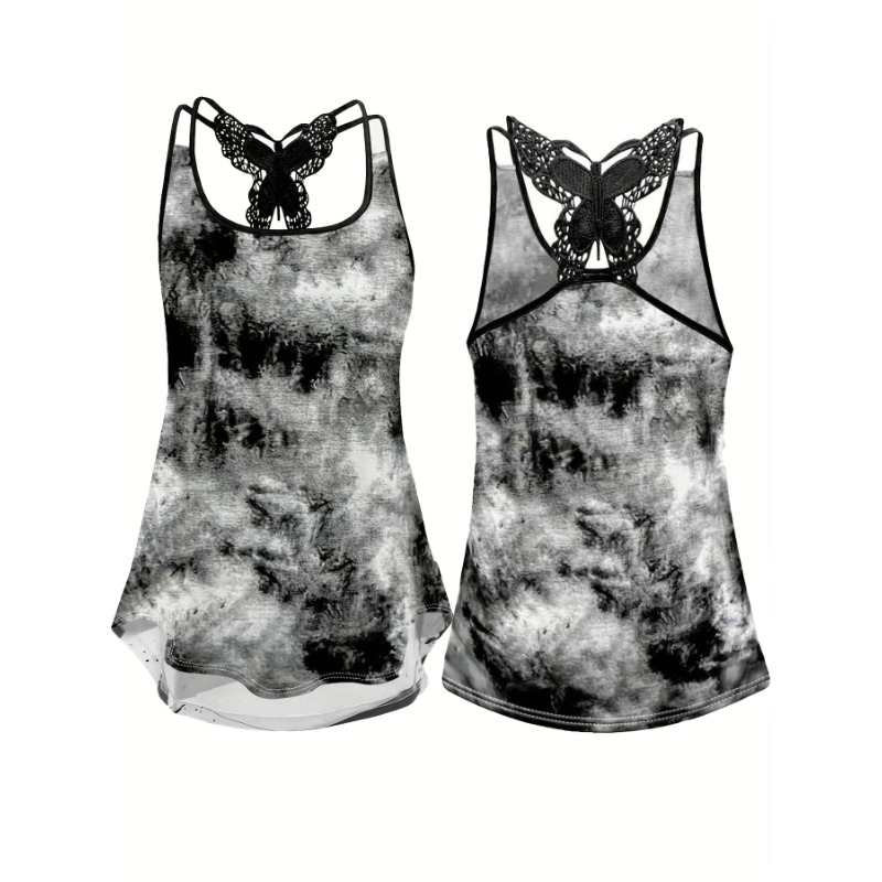 Plus Size 1XL-5XL Print Tank T - مراجعة Women Fashion Vest وسعره