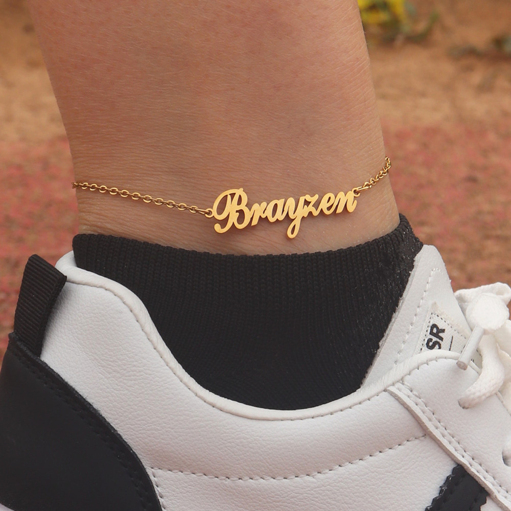 Custom Cursive Name Leg Ankle  - مراجعة Women Fashion Dress Names وسعره