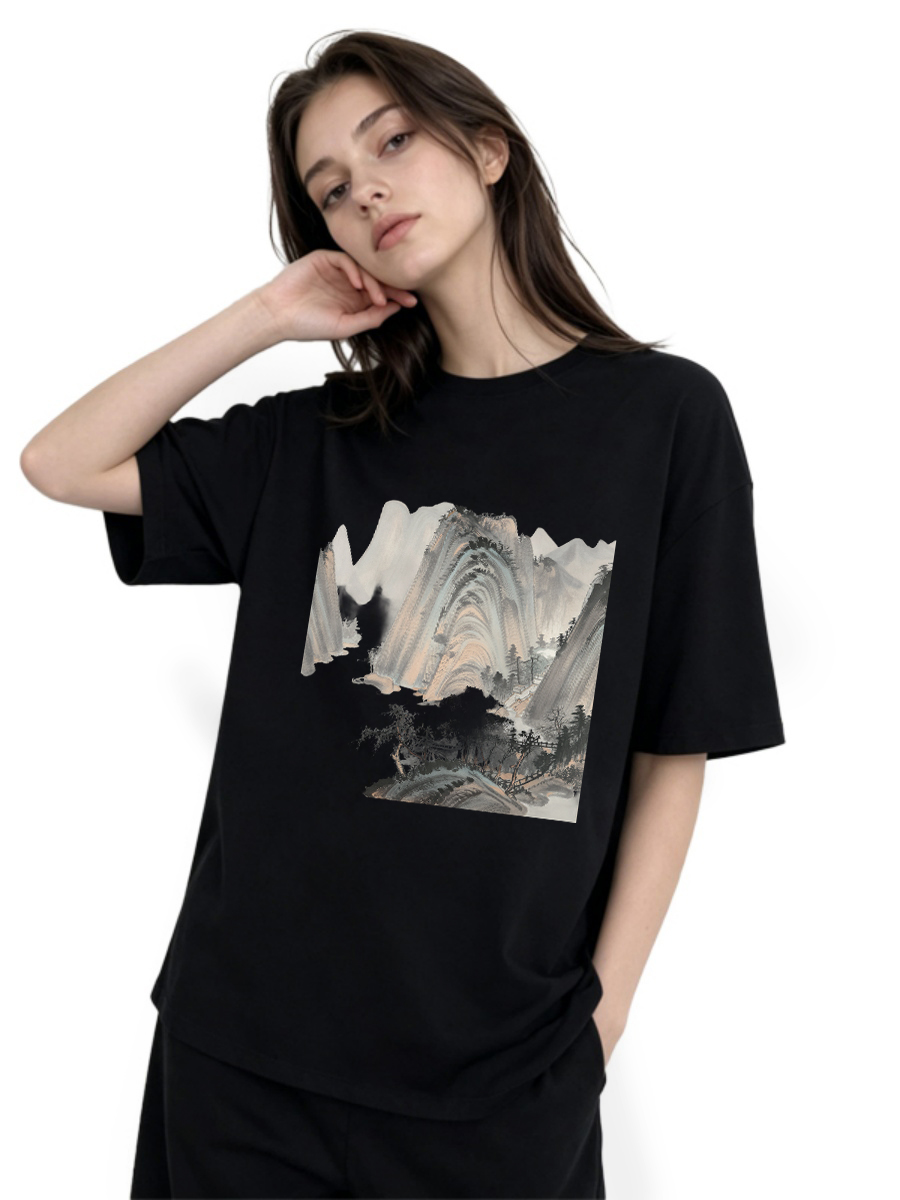 T Shirts Streetwear Oversized  - مراجعة Women Fashion Brand Logo وسعره
