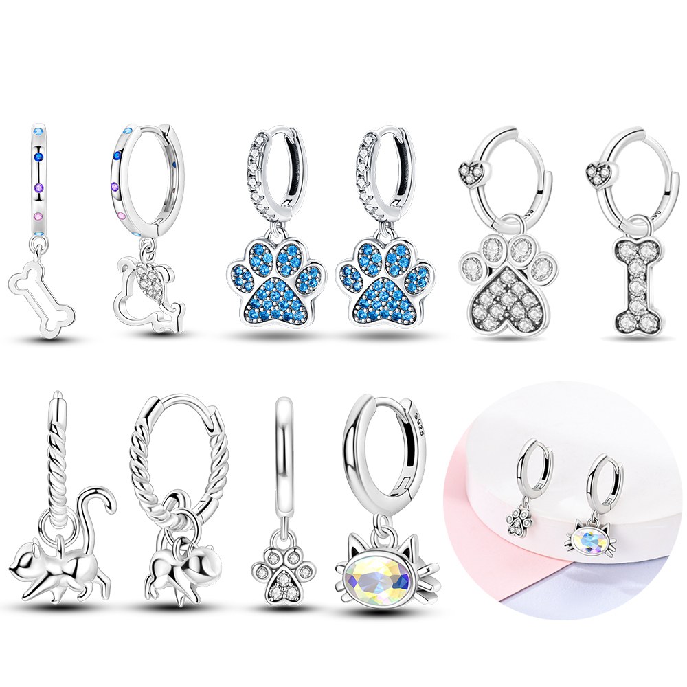 Silver Colors Dog Cat Animal P - مراجعة Women'S Fashion Website وسعره