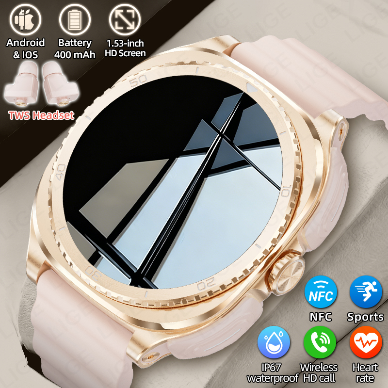 LIGE 2 In 1 TWS Headset Smart  - مراجعة Women Fashion Zone وسعره