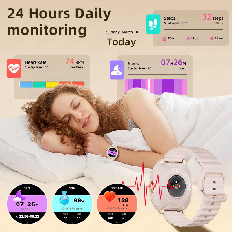 LIGE 2 In 1 TWS Headset Smart  - مراجعة Women Fashion Zone وسعره