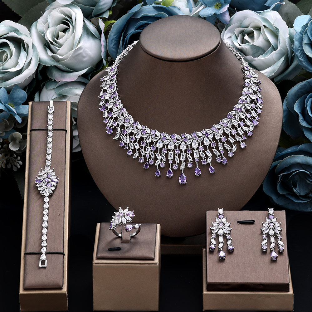 New Bridal Wedding Jewelry Set - مراجعة Women Fashion Uae وسعره