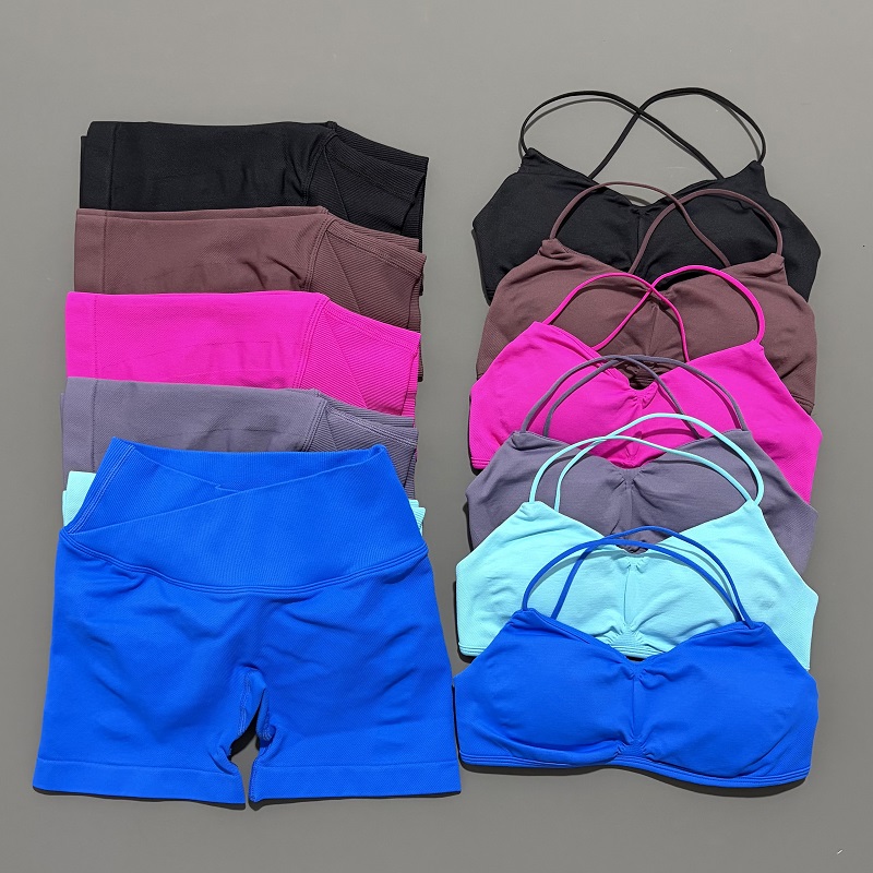 2 Piece Vision Gym Set Women Y - مراجعة Bra Top Seamless وسعره