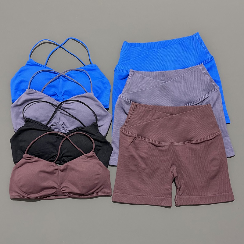 2 Piece Vision Gym Set Women Y - مراجعة Bra Top Seamless وسعره