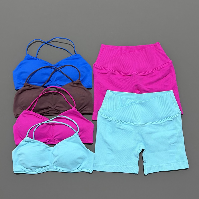 2 Piece Vision Gym Set Women Y - مراجعة Bra Top Seamless وسعره