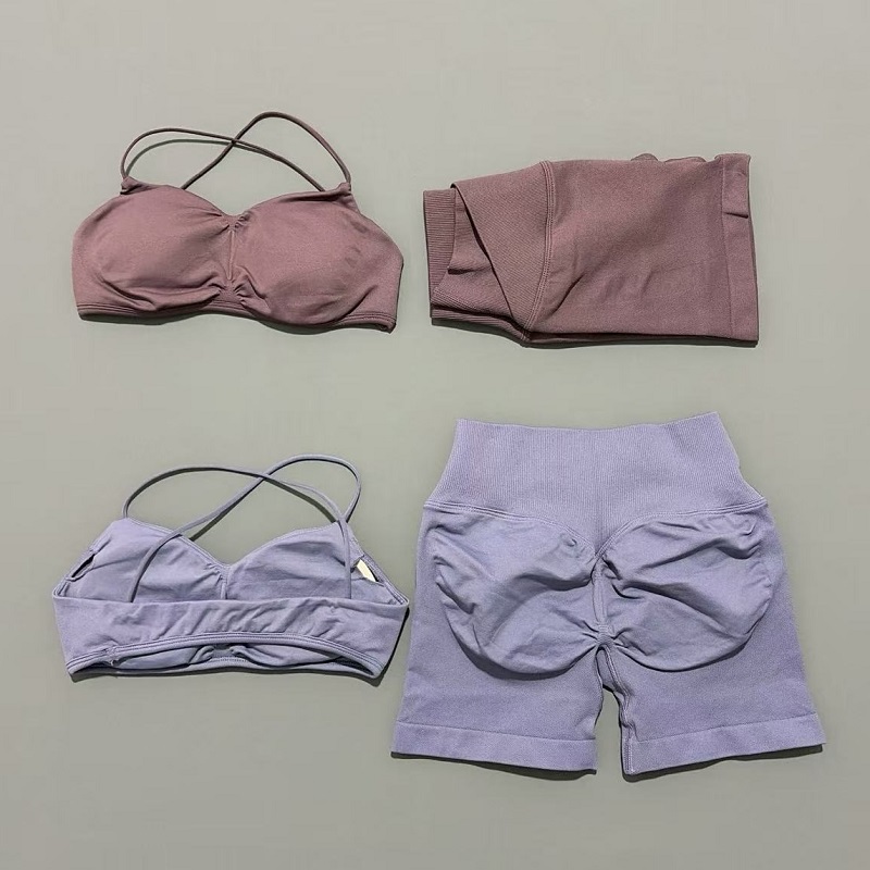 2 Piece Vision Gym Set Women Y - مراجعة Bra Top Seamless وسعره