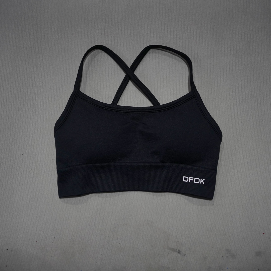 DFDK Ribbed Seamless Cross Bac - مراجعة Bra Top Seamless وسعره