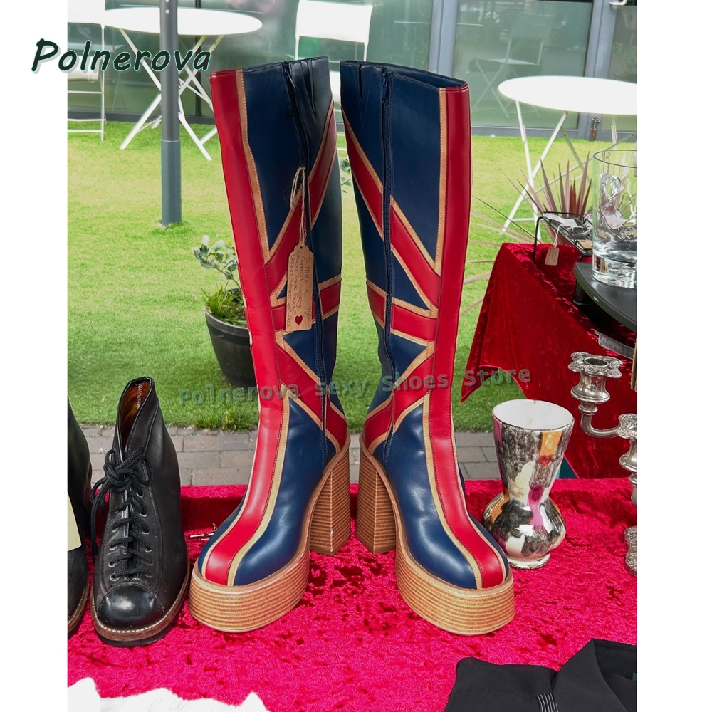 Union Jack Platform Fashion Bo - مراجعة Women Fashion Trend 2025 وسعره